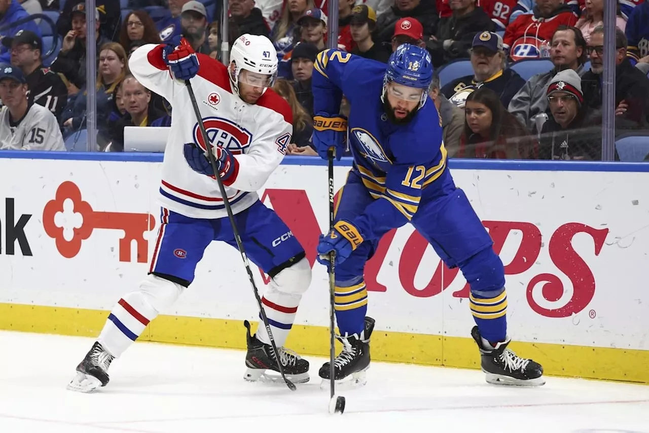 Caufield scores twice to lead Canadiens over Sabres 7-5