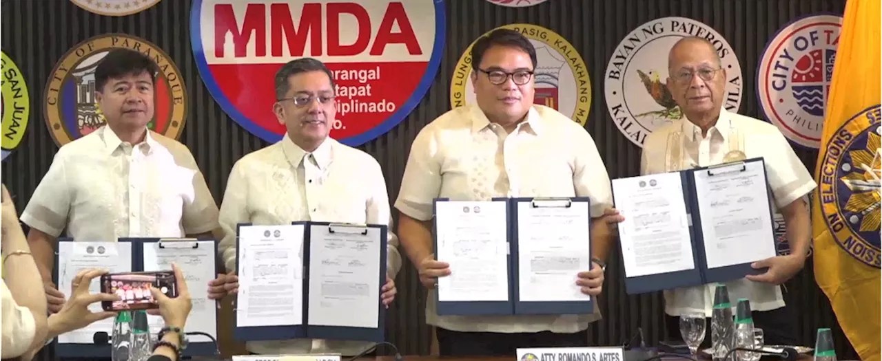 MMDA, Comelec sign MOA, to share assets for Eleksyon 2025