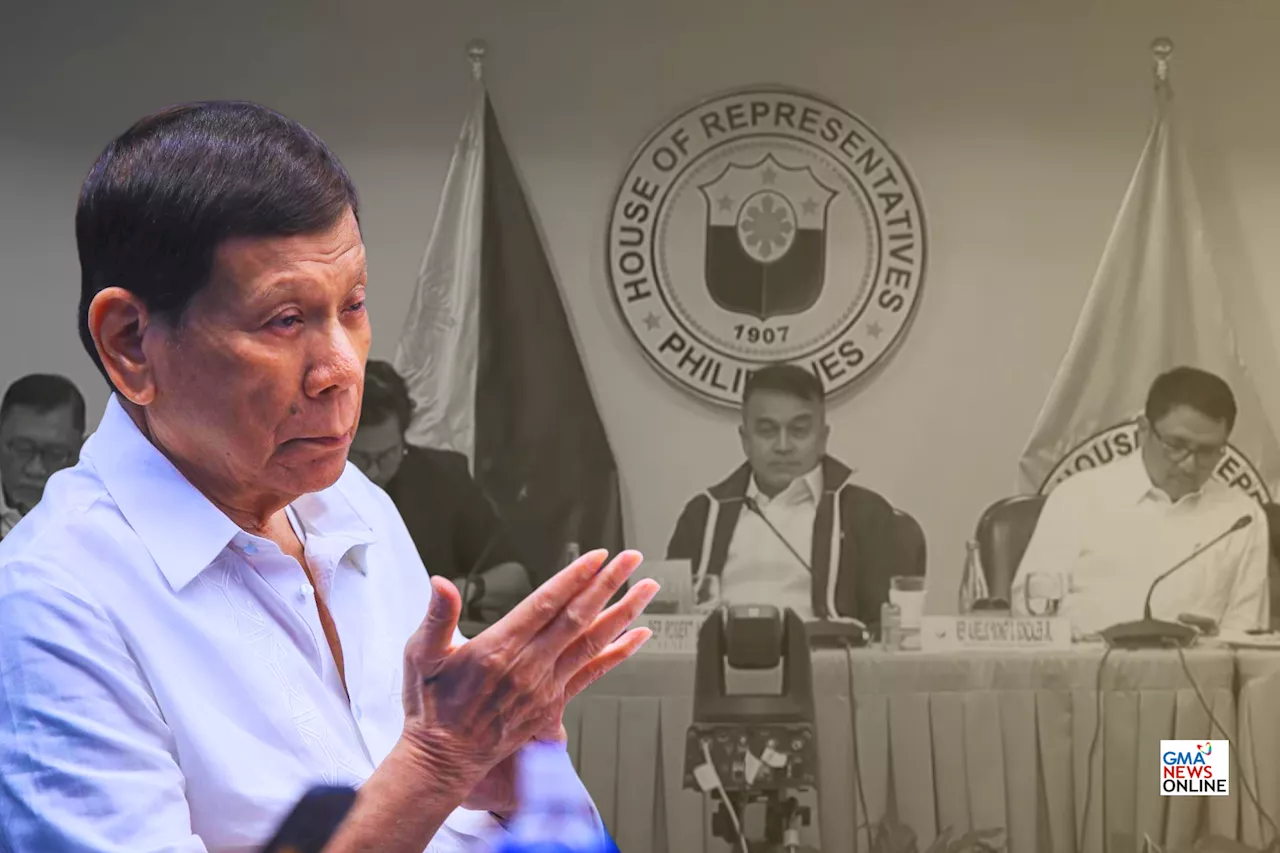 QuadComm drug war probe to push through November 13; Duterte expected to attend