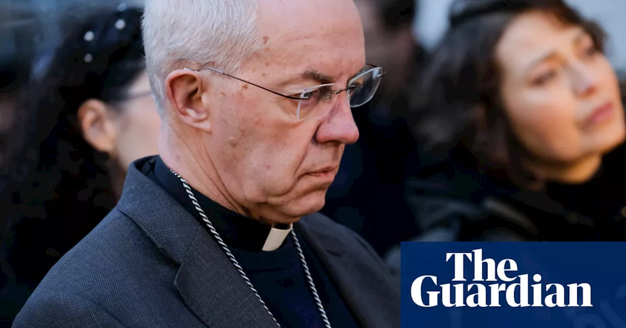 Justin Welby says he will step down as archbishop of Canterbury