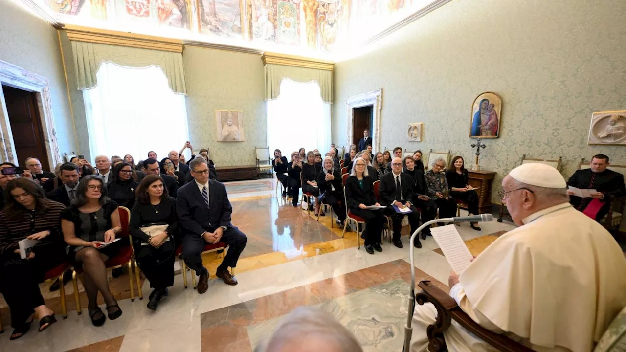 Pope to Catholic philanthropists: Keep spreading Jesus' love