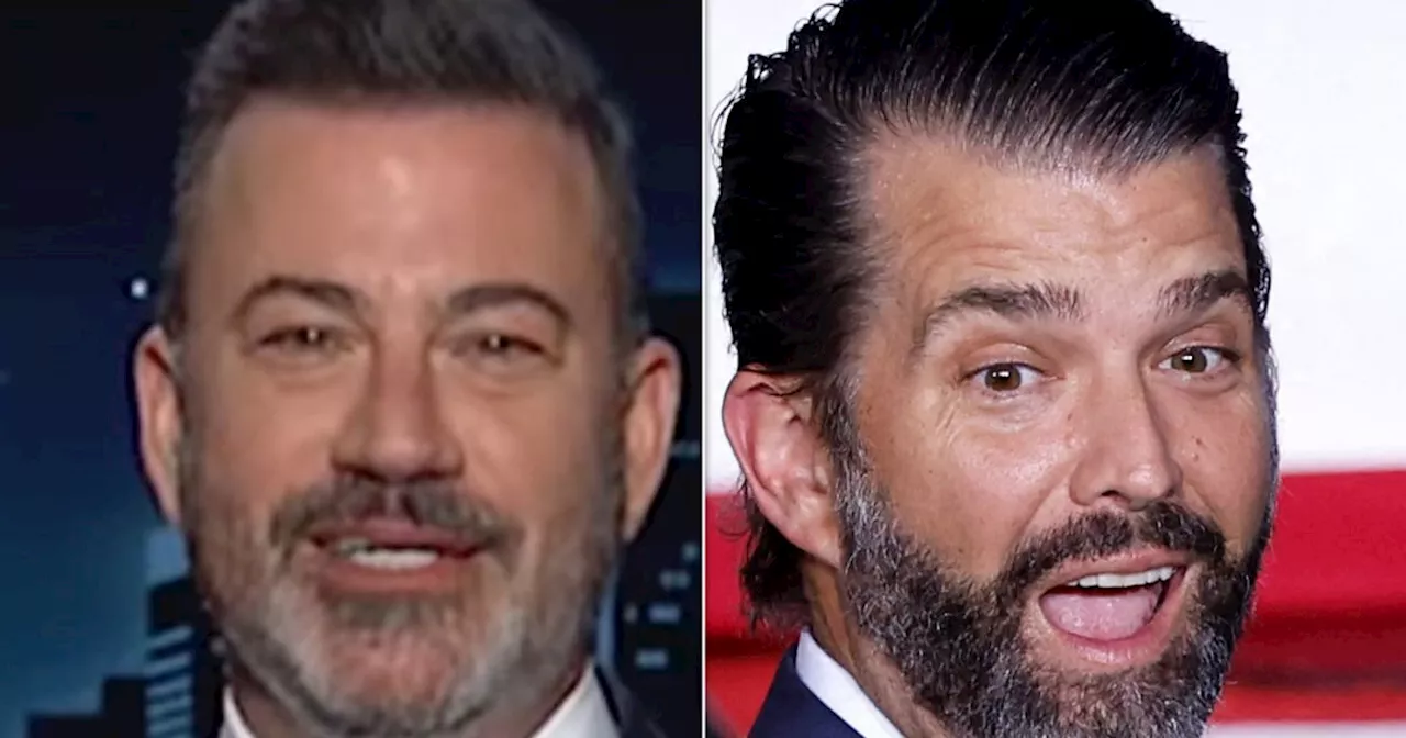 Jimmy Kimmel Warns 'Horrible' Donald Trump Jr. Over 1 Word He Should 'Never' Use