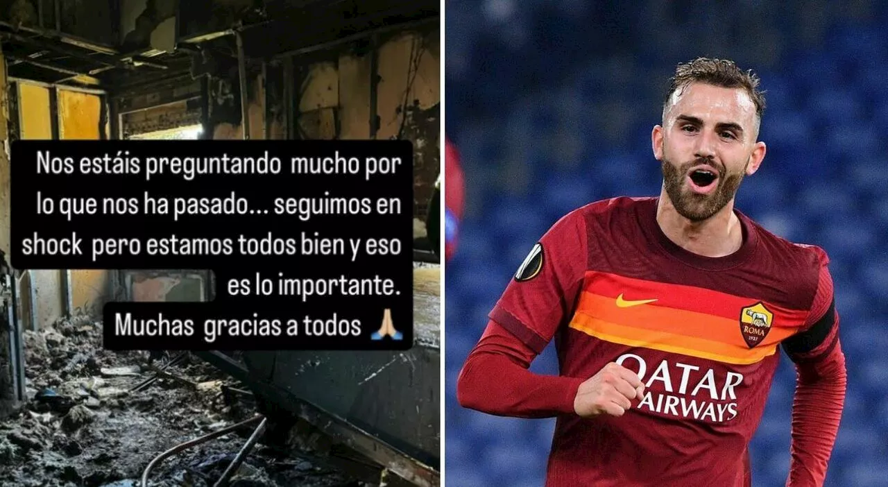 Borja Mayoral, incendio devasta la casa dell'ex Roma: nessun ferito. La fidanzata: «Siamo sotto choc»