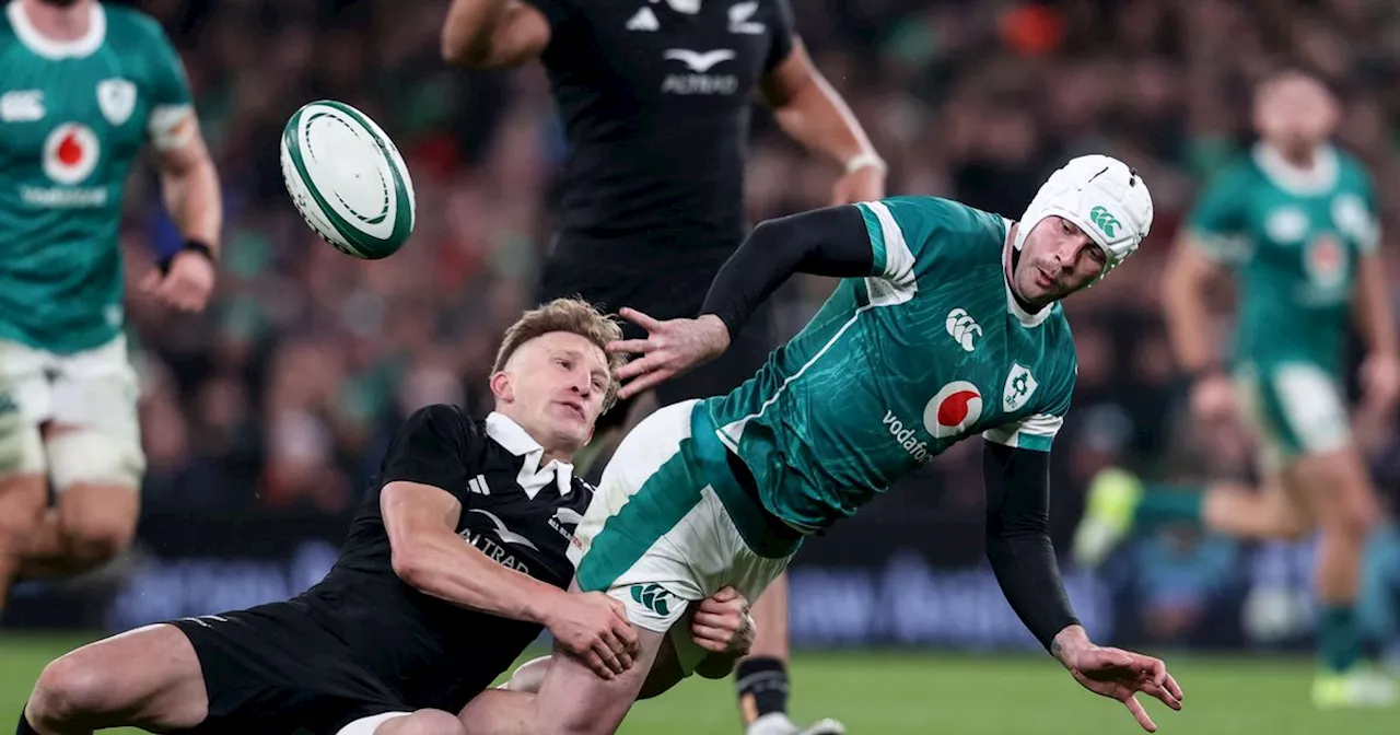 Ireland winger praises All Blacks performance