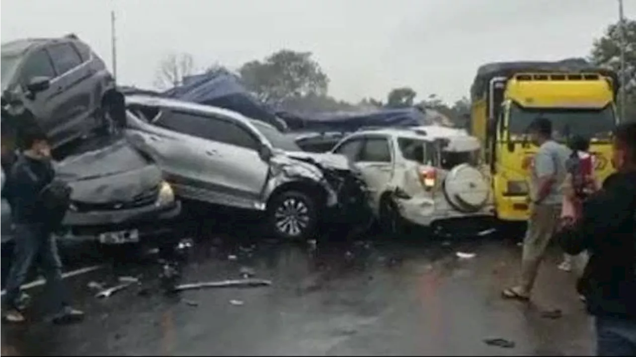 Fakta Baru Hasil Olah TKP Kecelakaan Tol Cipularang KM 92, Polisi: Posisi Persneling Truk di Gigi 4