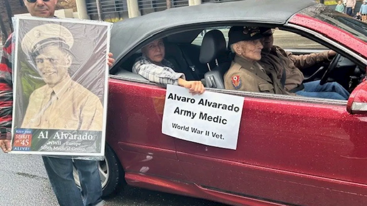 San Jose honors 100-year-old Army medic in Veterans Day parade