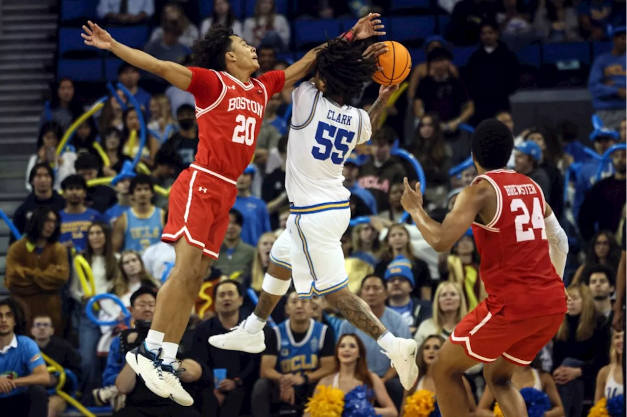 UCLA men’s basketball routs Boston at Pauley Pavilion