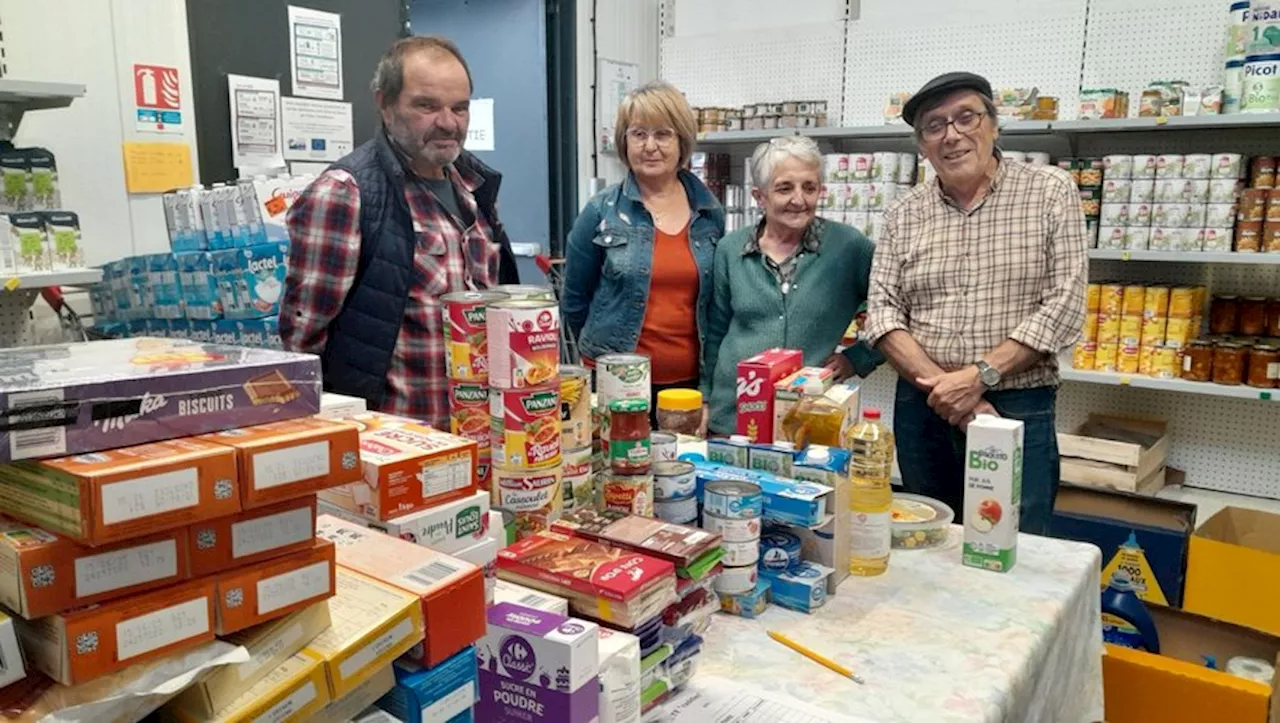 Figeac. Collecte alimentaire du Secours populaire