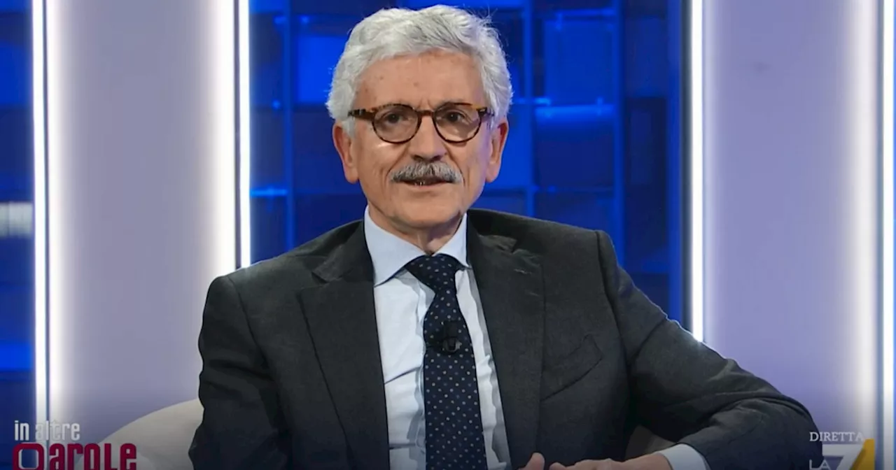 In altre parole, D'Alema: "Il governo deve moderare il linguaggio"