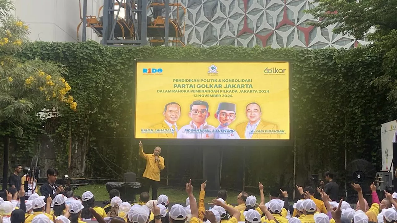 Kumpulkan Seluruh Kader Jakarta, Golkar All Out Menangkan Ridwan Kamil-Suswono 1 Putaran