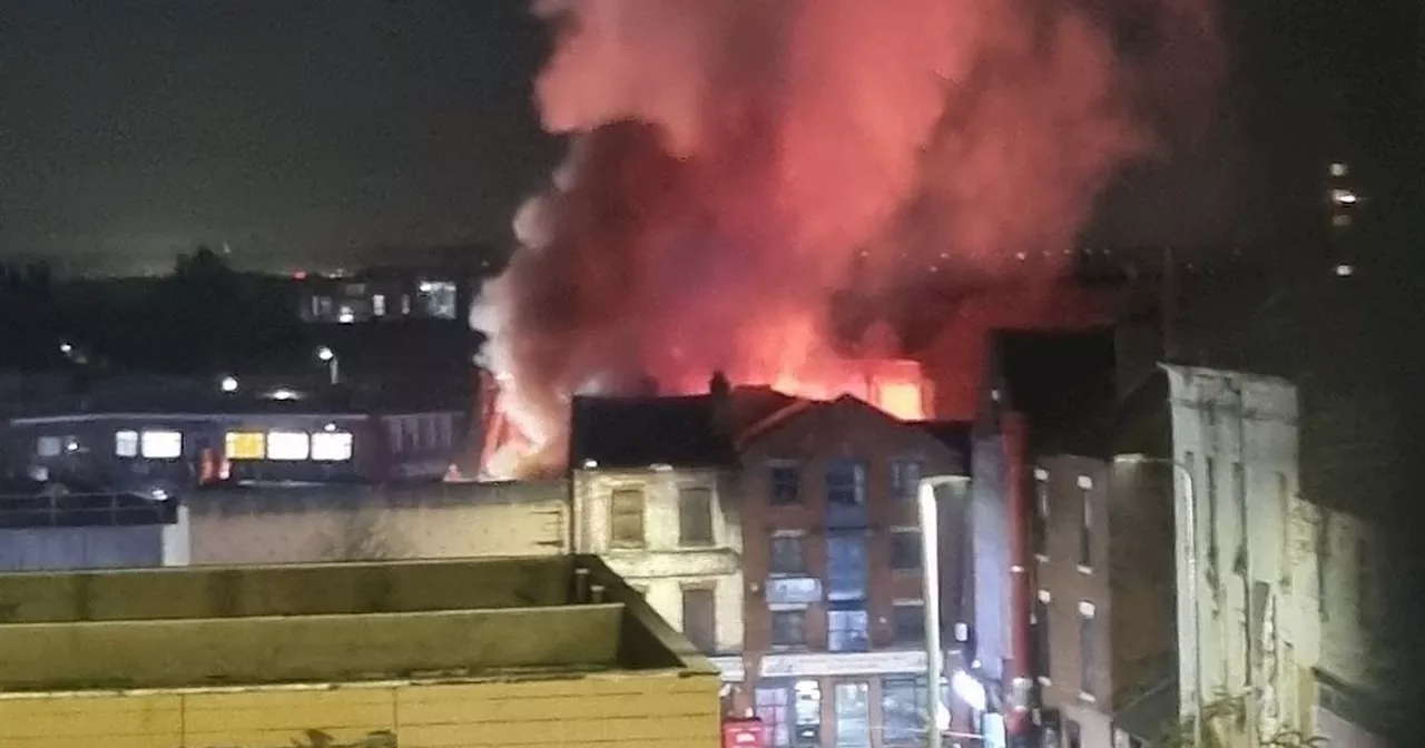 Live fire updates as crews battle Preston blaze in derelict building