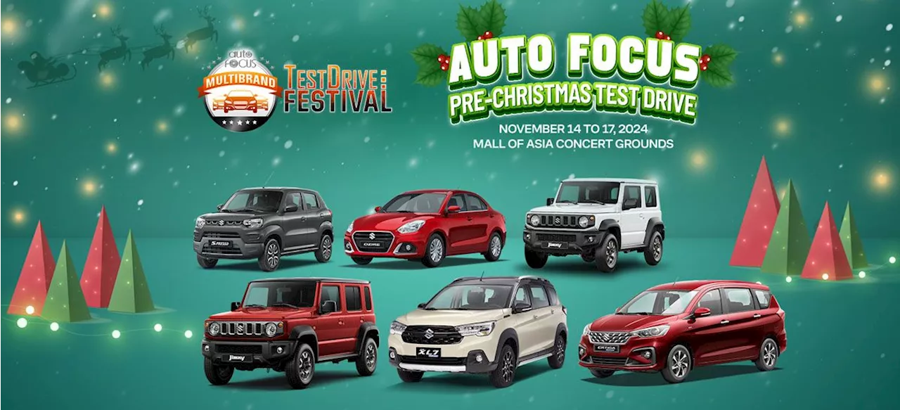 Suzuki vehicles present at 2024 Auto Focus Pre-Christmas Test Drive Festival