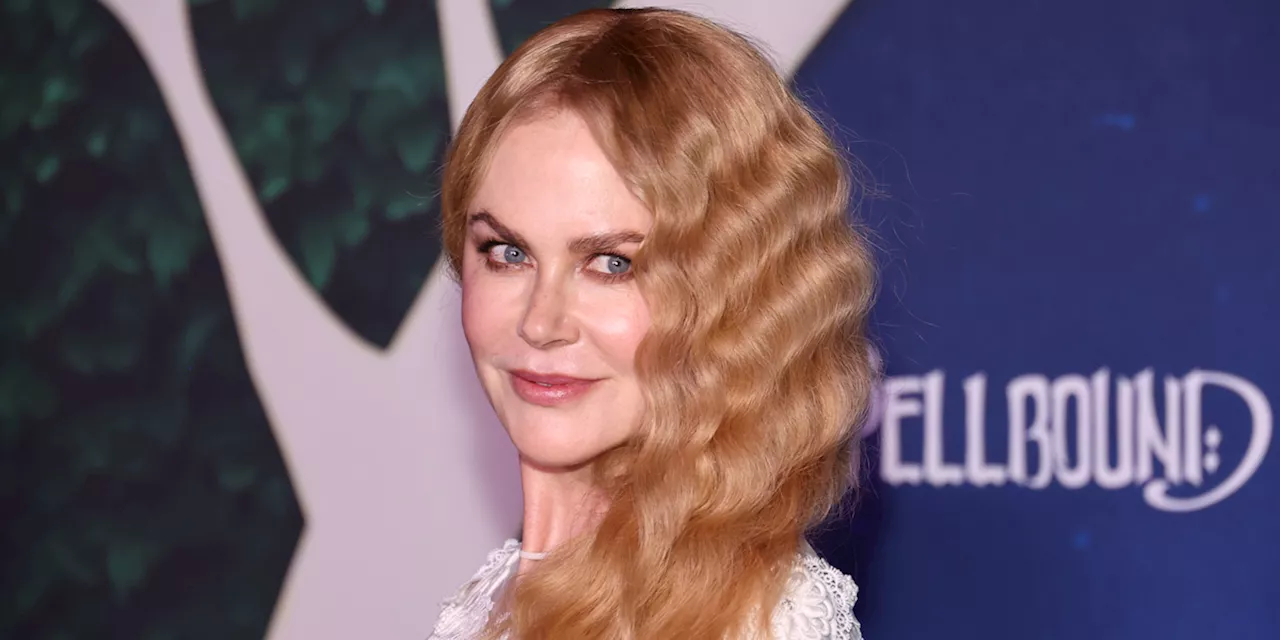 Nicole Kidman Puts an Elegant Twist on the Naked Dress Trend for Her 'Spellbound' Premiere