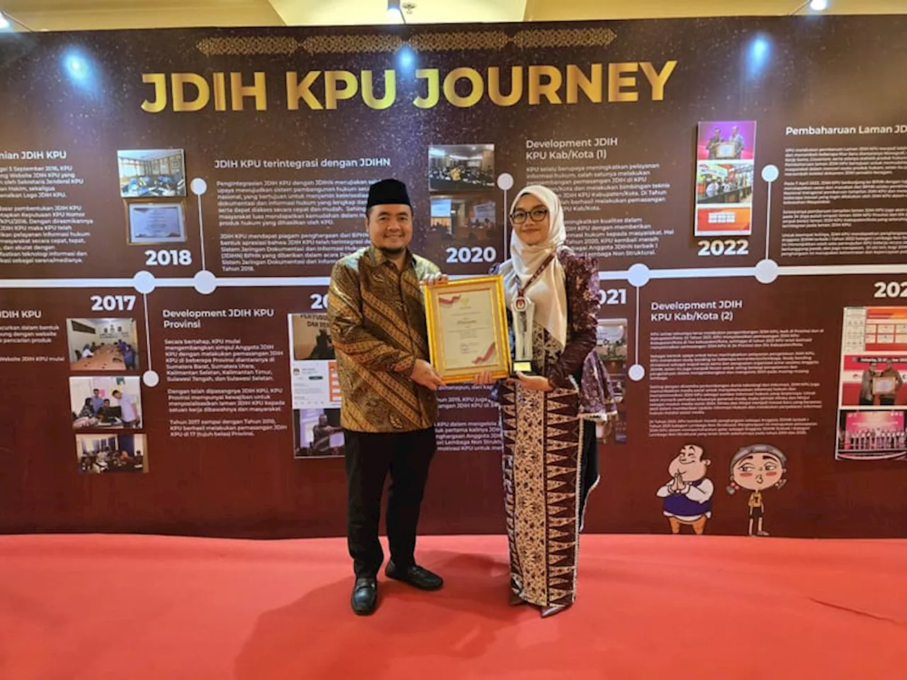 Jadi Juara, KPU Jawa Barat Makin Semangat Tingkatkan Mutu JDIH