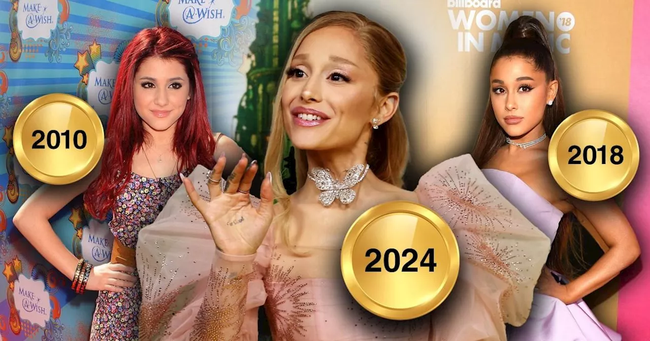 Ariana Grande's style journey from pop's ponytail princess to Wicked's Glinda