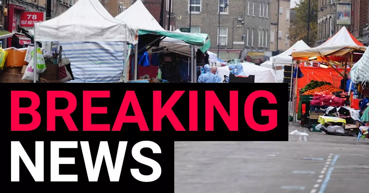 Man in his 60s charged with murder after knife attack at London market