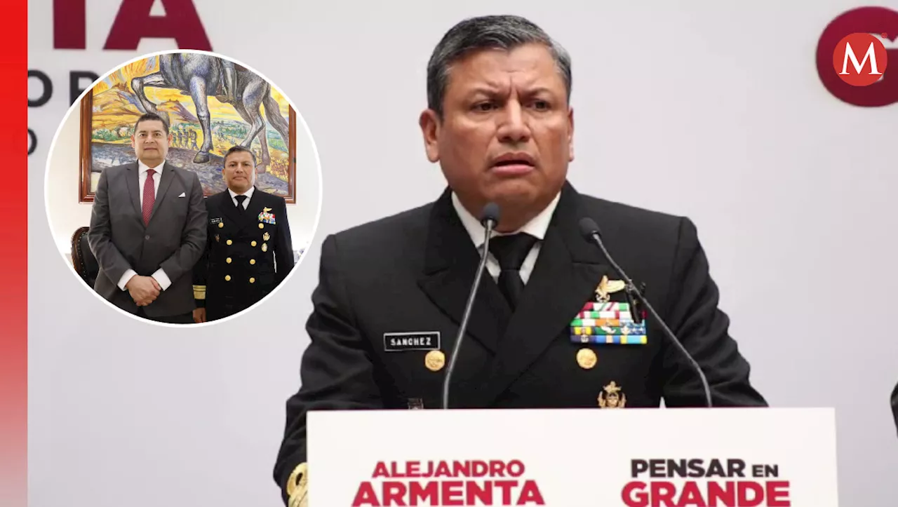 Vicealmirante Francisco Sánchez, nuevo titular de Secretaría de Seguridad Pública en Puebla