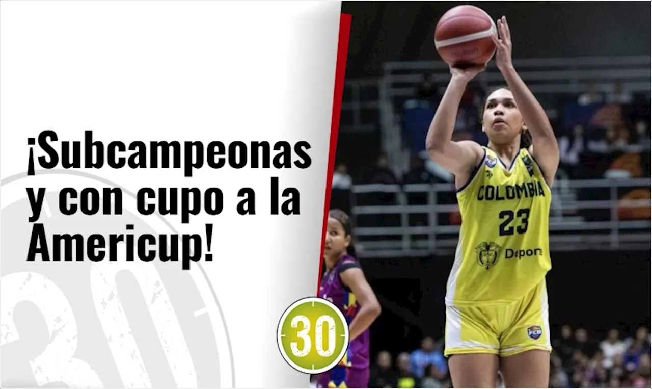 Colombia subcampeón del Sudamericano Sub-15 Femenino de baloncesto