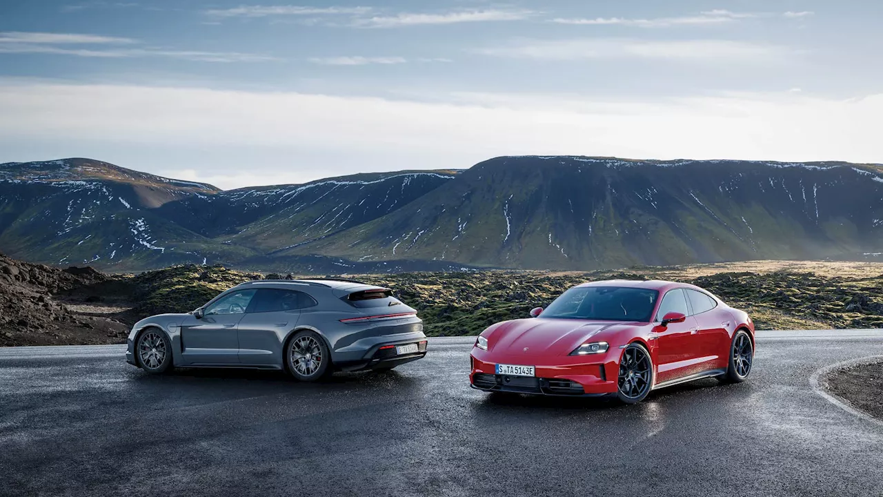 2025 Porsche Taycan 4, Taycan GTS join rest of updated electric sedan family