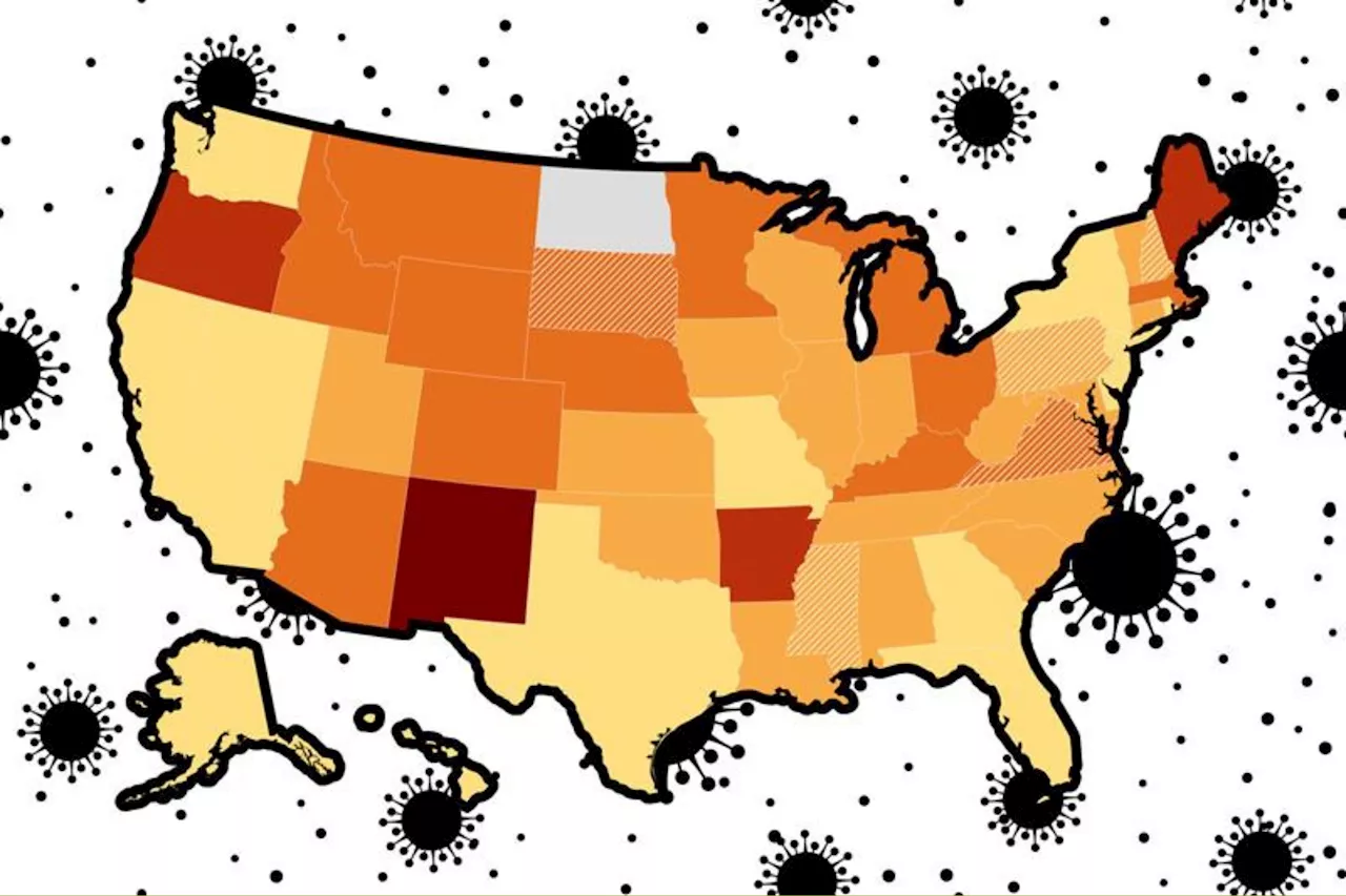 COVID Map Update Reveals Shift in 'Very High' Water Virus Levels