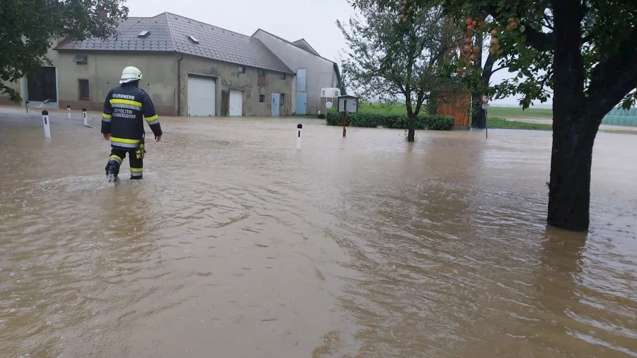 Hochwasser: Schadenskommissionen in NÖ weiterhin unterwegs