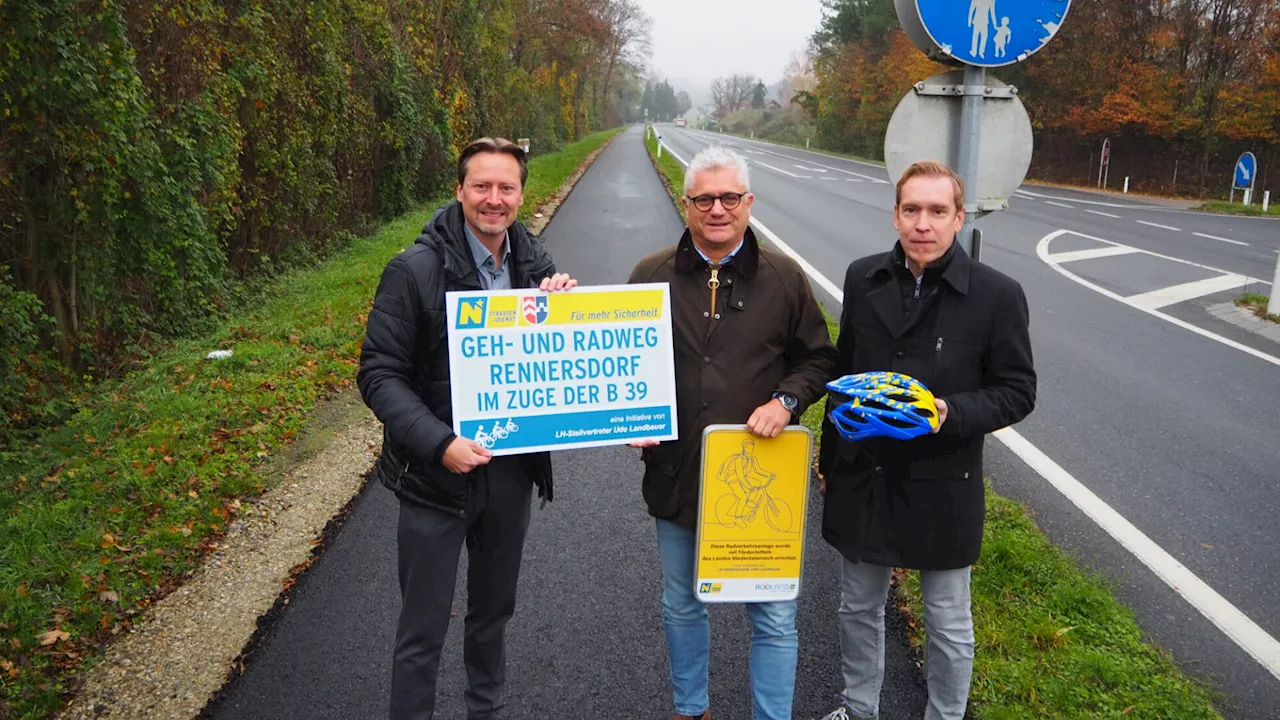 Neuer Geh- und Radweg von Ober-Grafendorf nach Rennersdorf