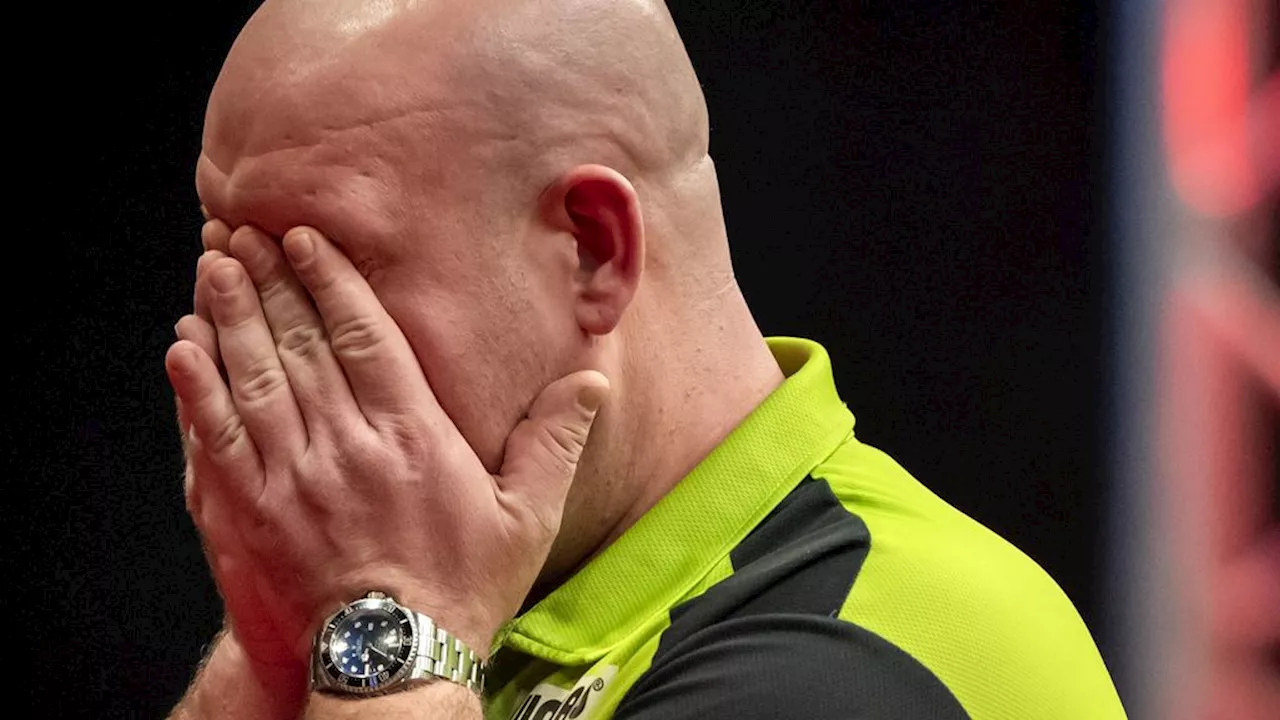 Van Gerwen strandt bij Grand Slam of Darts in groepsfase, net geen negendarter Littler