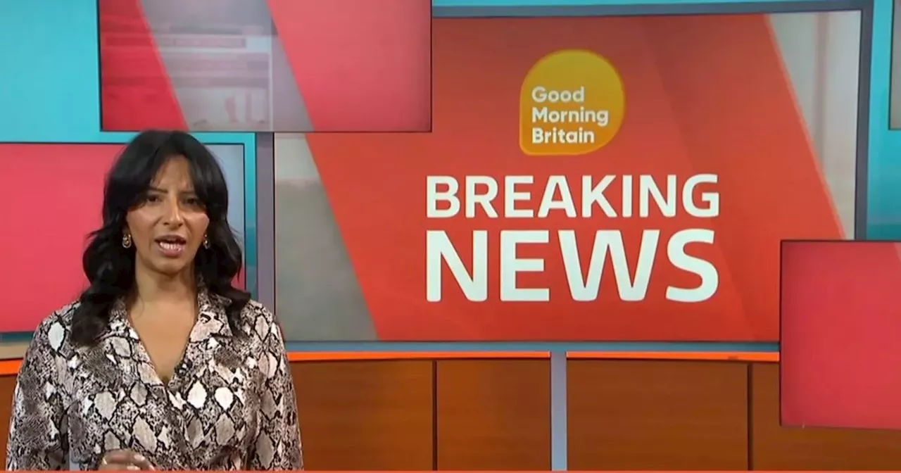 GMB's Ranvir Singh interrupts show to deliver breaking news