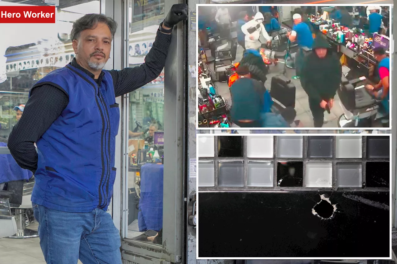 Hero barber disarms gunman who opened fire in busy Roosevelt Avenue barbershop—as community leaders call for more police on the crime-infested Queens block