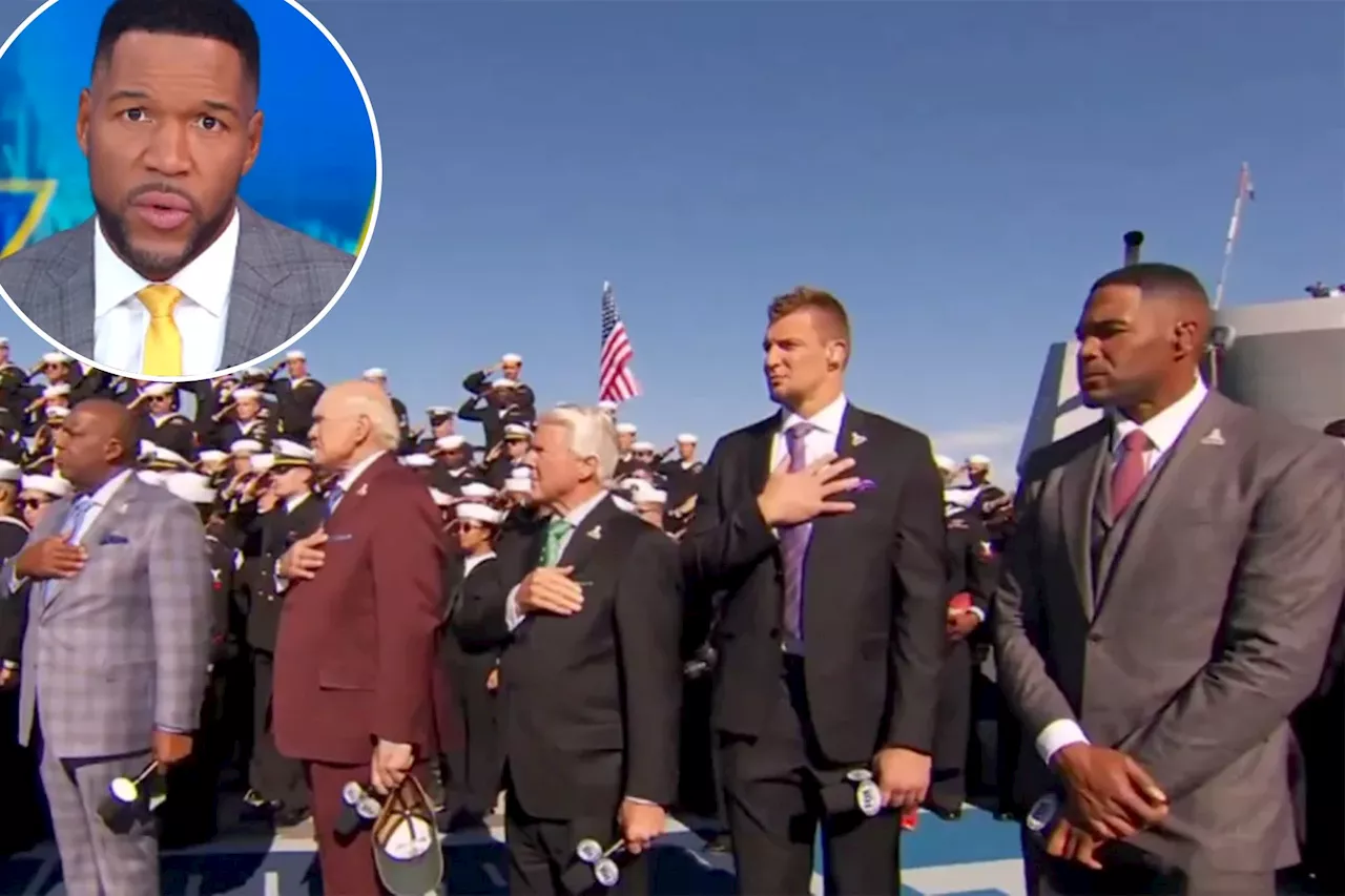 How Michael Strahan handled national anthem uproar in 'GMA' return