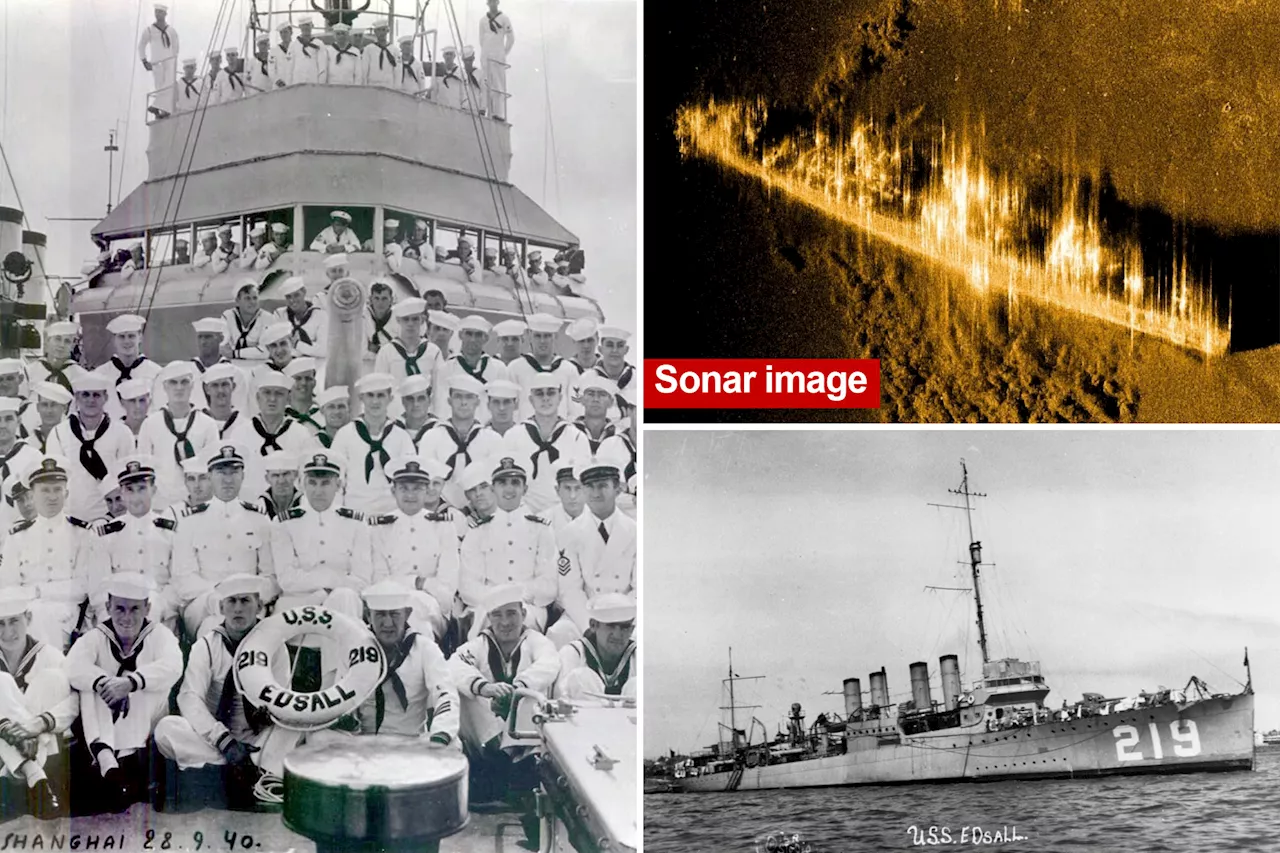 Sunken US WWII warship which went down with more than 200 servicemen found after 81 years