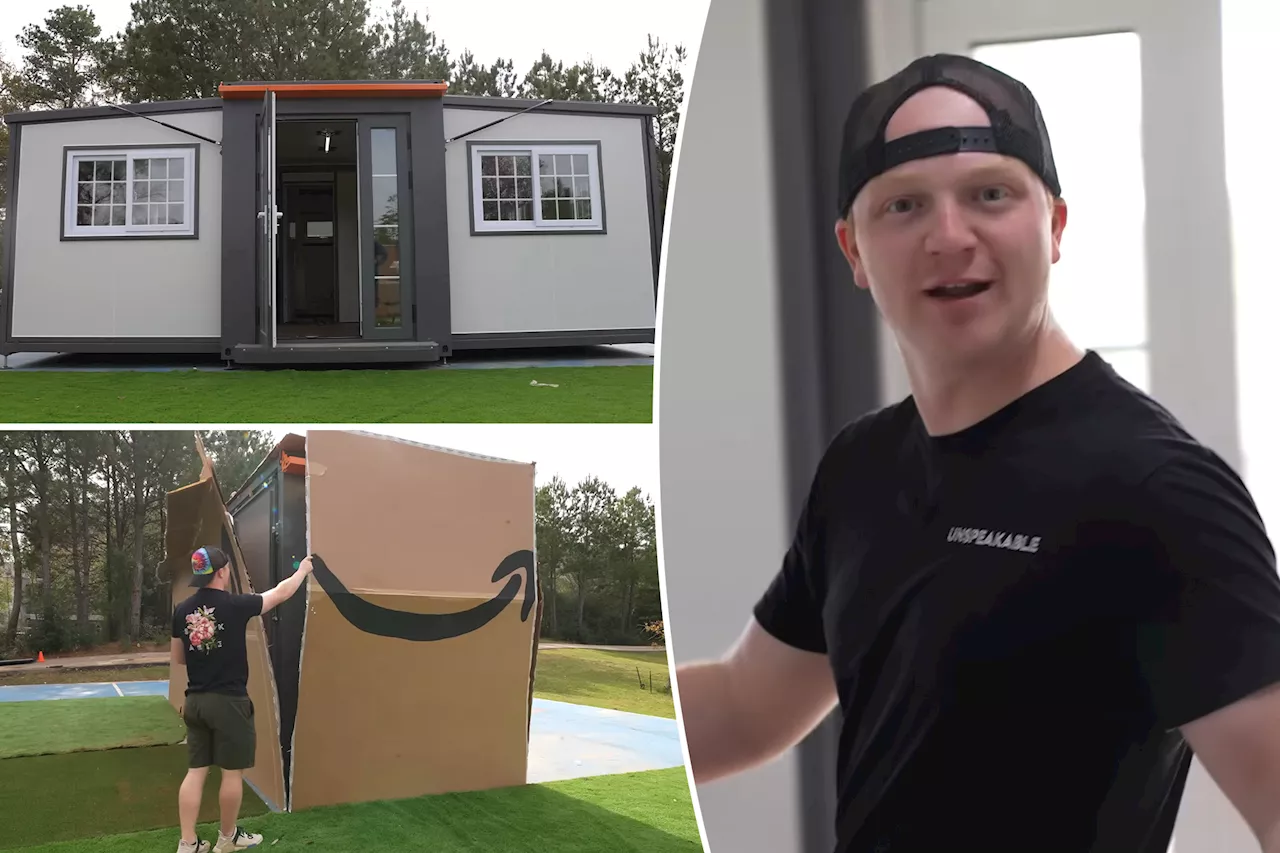 YouTuber brags about buying $39K home on Amazon — but didn't read the fine print