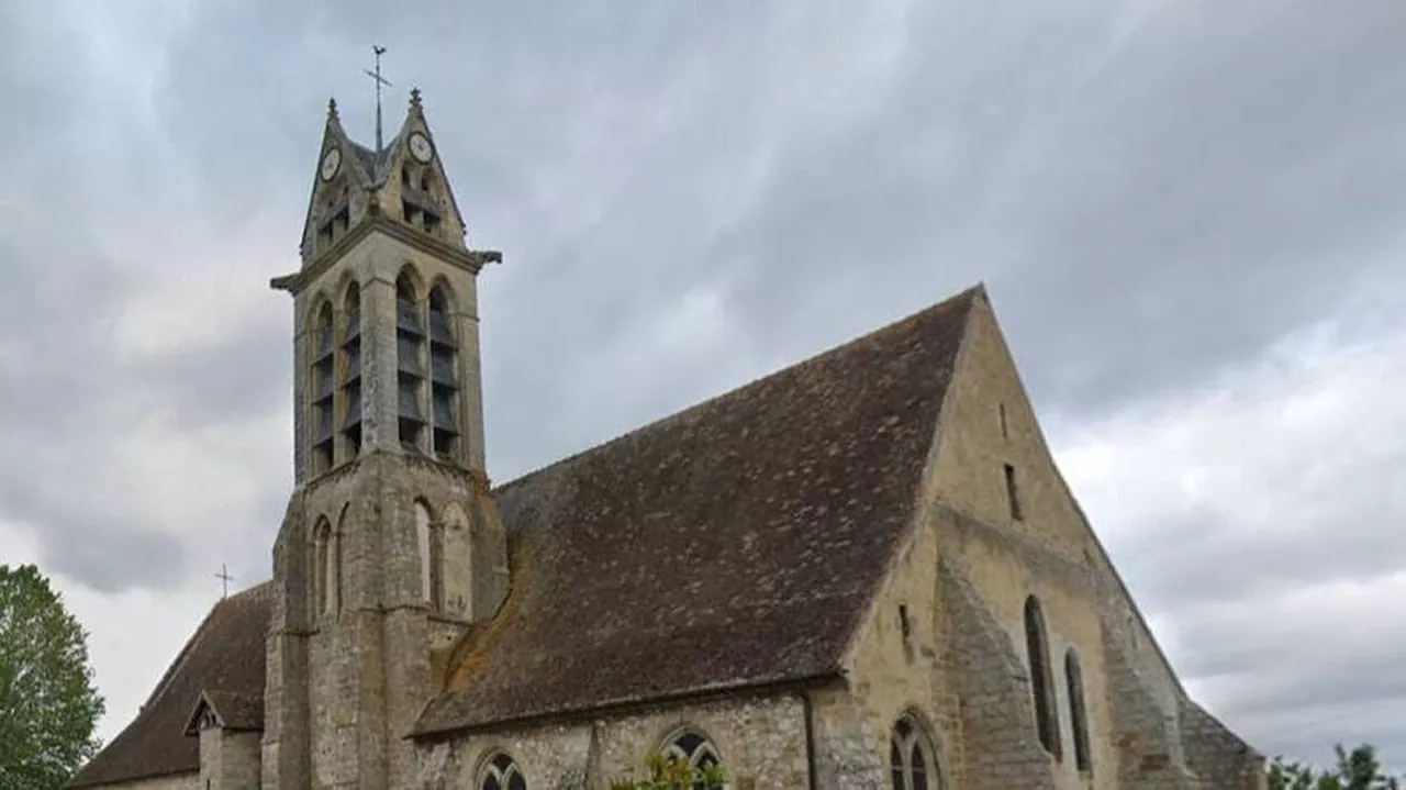 Des gravures médiévales mises au jour dans une église de Seine-et-Marne avant des travaux