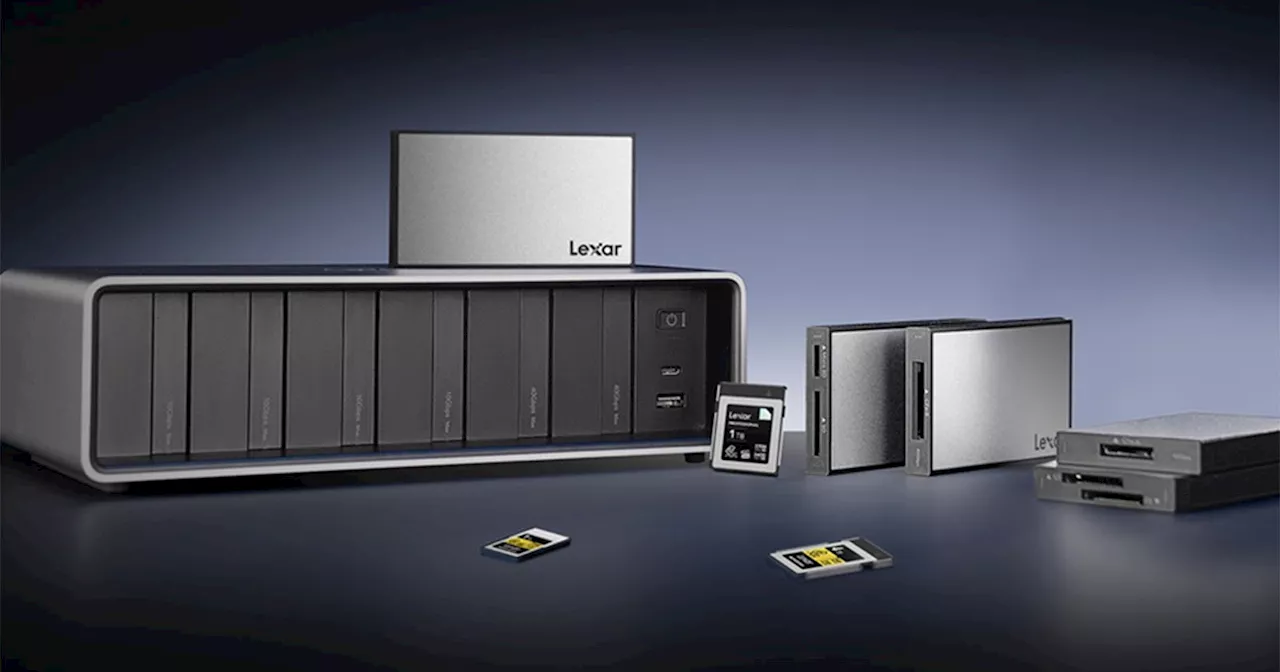 Lexar’s New 6-Bay Docking Station Is a Modular Storage Solution for Pros