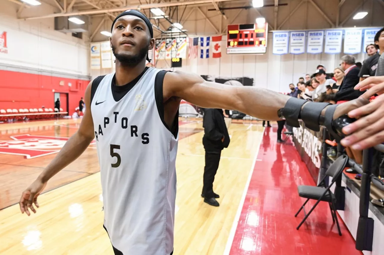 Raptors point guard Immanuel Quickley out again with torn ligament in elbow