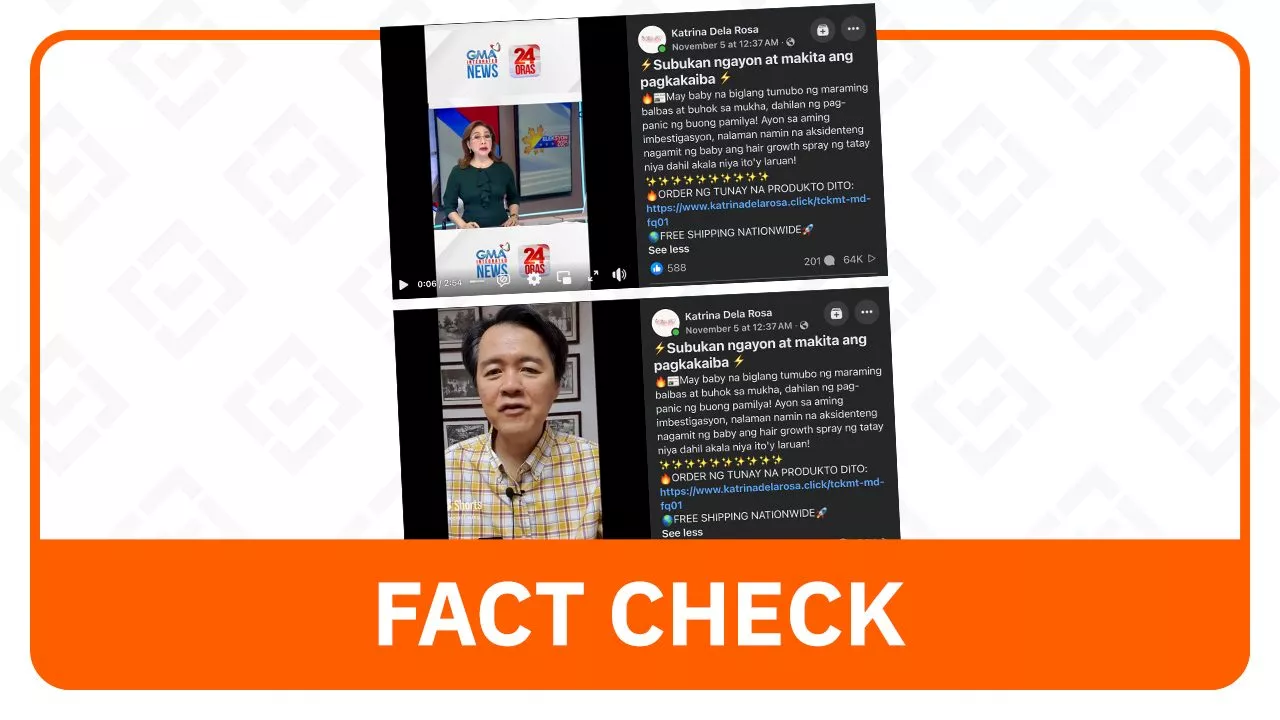 FACT CHECK: Hair growth ad uses AI-manipulated news report, Willie Ong clip