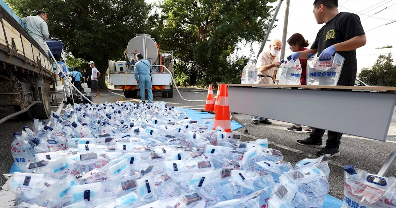 「風呂に入れない」大宜味で断水3日目 延べ3000人に村が給水 住民に疲れ、あきらめ顔も 大雨被害 沖縄