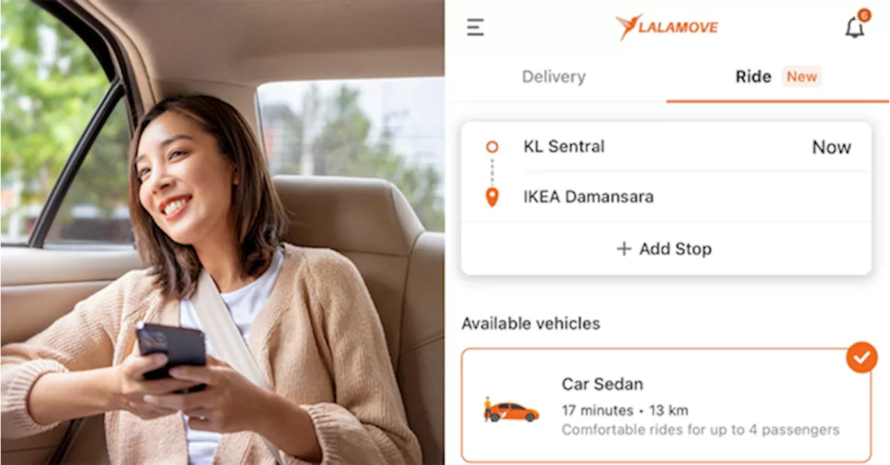 More E-Hailing Options! Lalamove Just Announced Its New 'Ride' Service In Malaysia