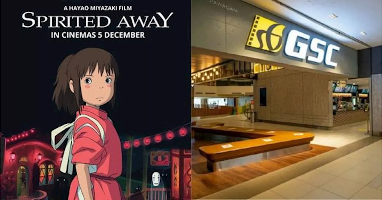 Studio Ghibli's 'Spirited Away' To Be Re-Released At GSC On 5 December