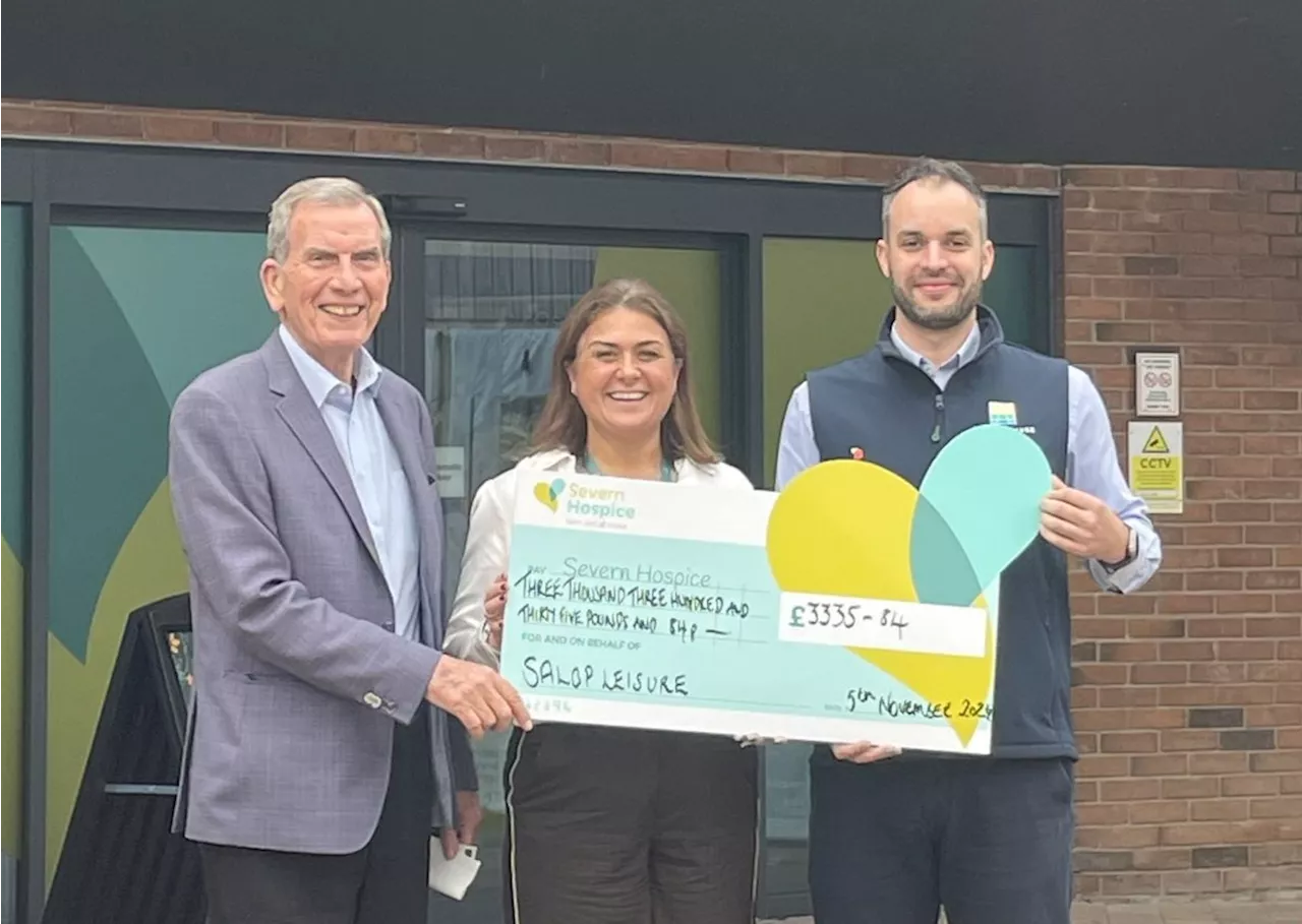 Salop Leisure pledges to raise £10,000 for Severn Hospice