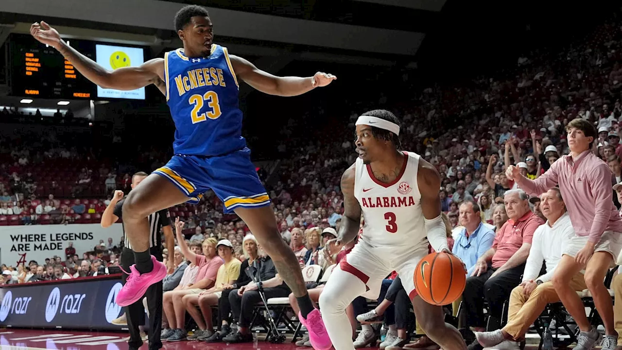 Alabama Guard Latrell Wrightsell's Second Half Shooting Keeps Crimson Tide Unbeaten