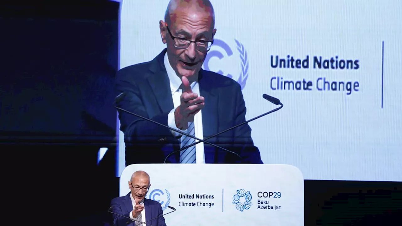 John Podesta auf der COP29: Was der US-Klimagesandte zu Trumps Wahlsieg sagt