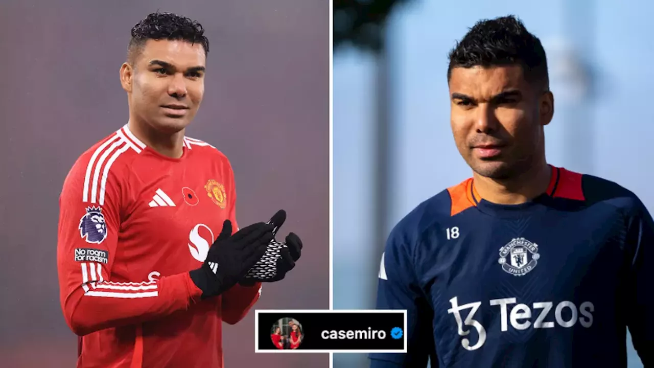 Fans are making the same point after Casemiro's latest Instagram post, it speaks volumes