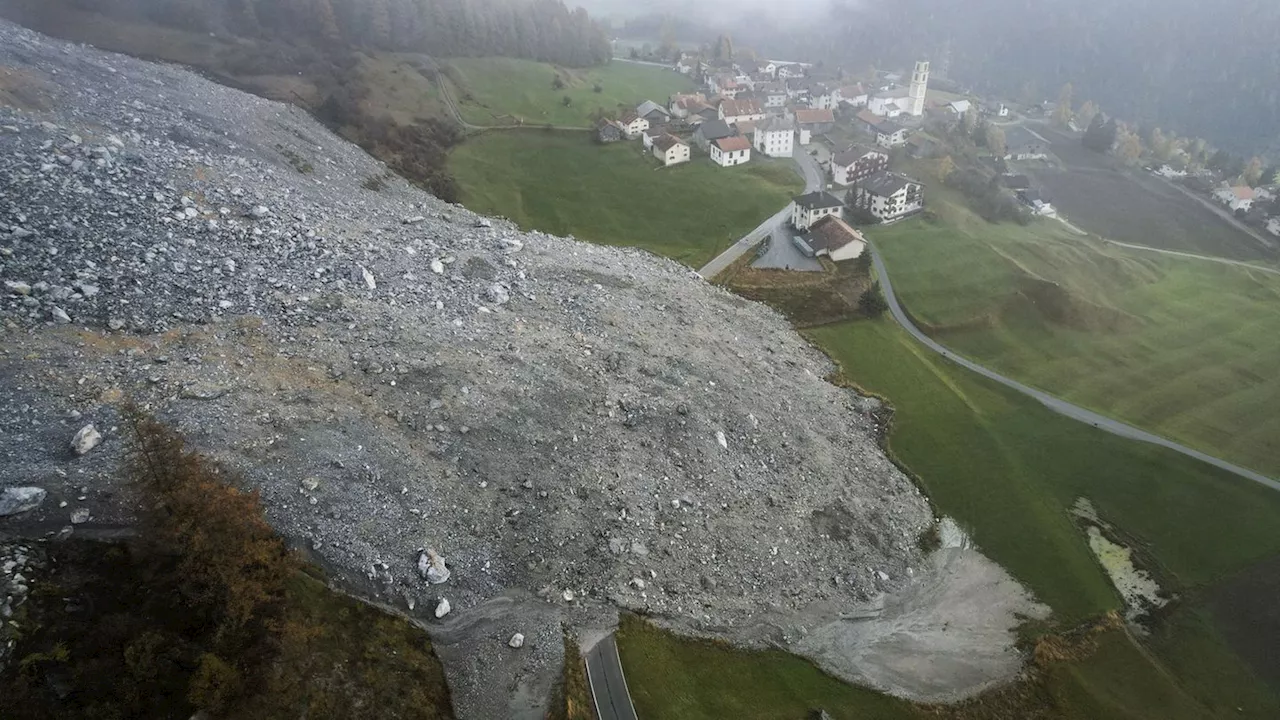 Naturgefahr: Erdrutsch-Risiko: Schweizer Dorf wird erneut evakuiert