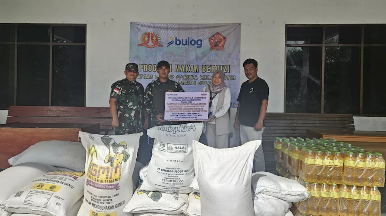 Satgas Pengamanan Swasembada Pangan Garuda Merah Putih Salurkan Bantuan Program Makanan Bergizi di Merauke