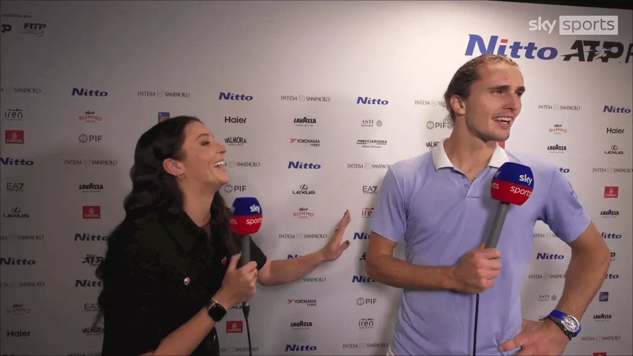 Alexander Zverev and Laura Robson involved in ‘most awkward interview of the year’ at ATP finals...