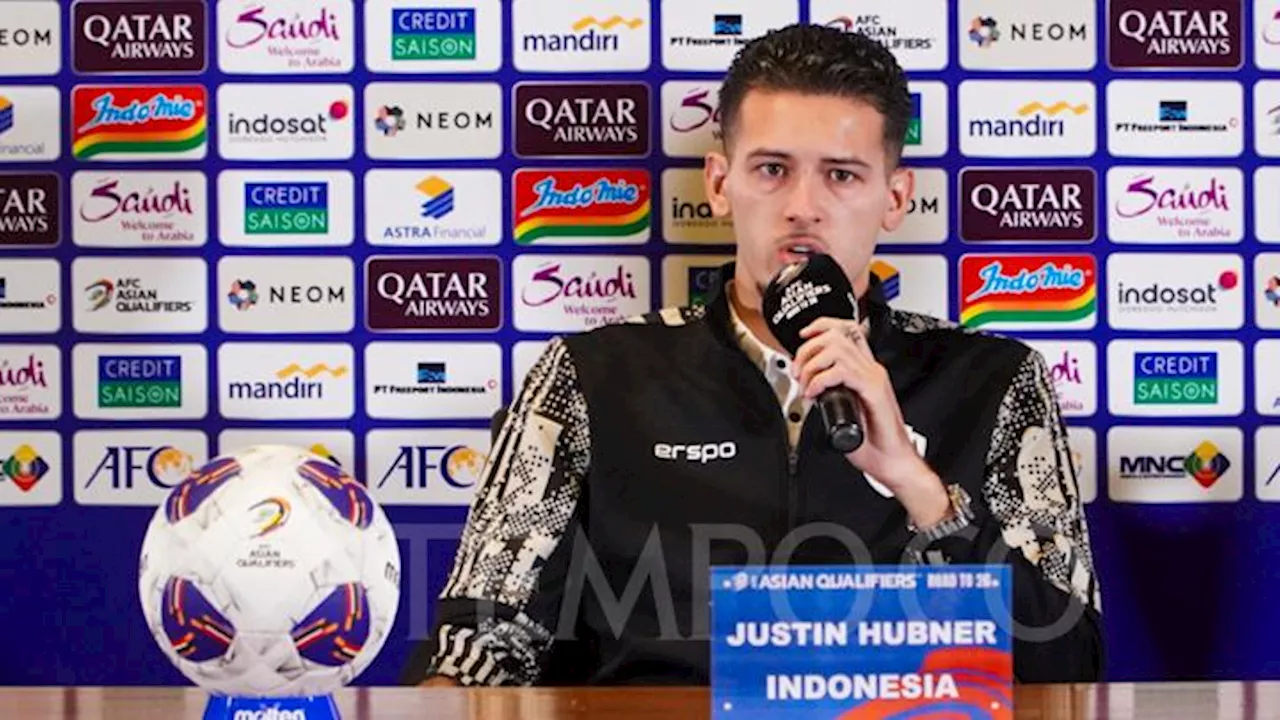 Kualifikasi Piala Dunia 2026: Justin Hubner Siap Lakukan Segala Cara untuk Hadapi Jepang