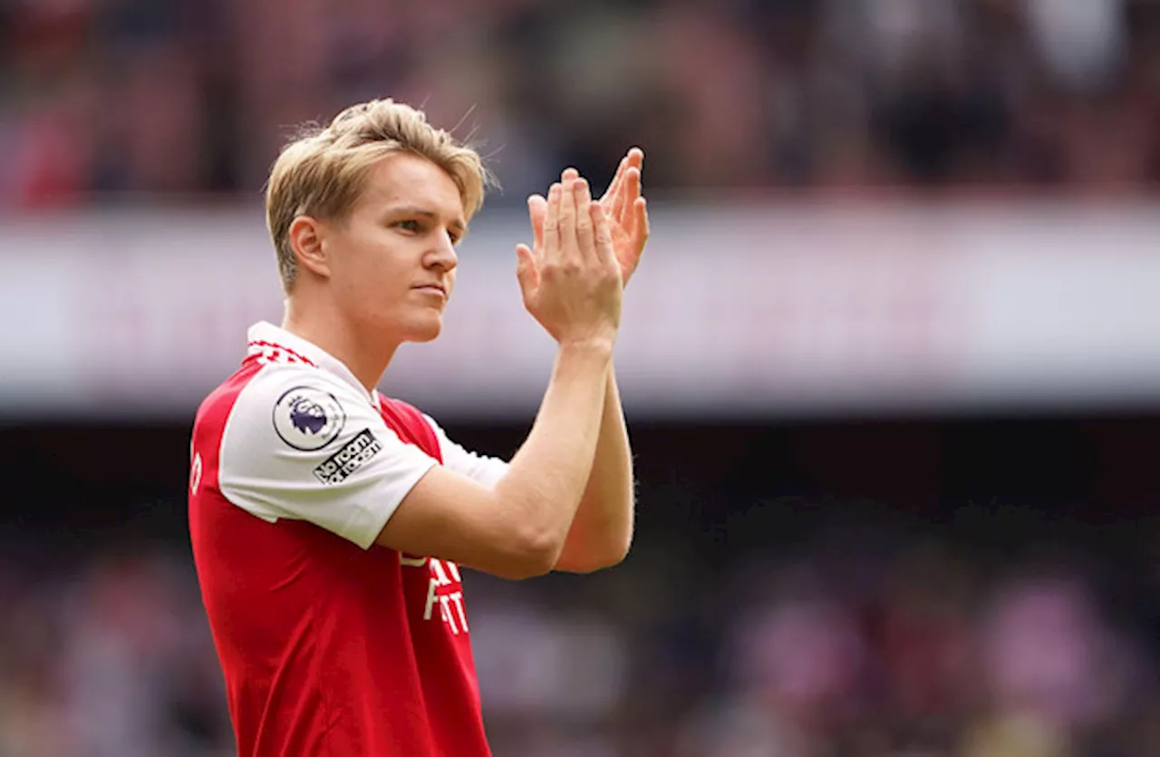 Arsenal captain Martin Odegaard back in London after being ruled out for Norway