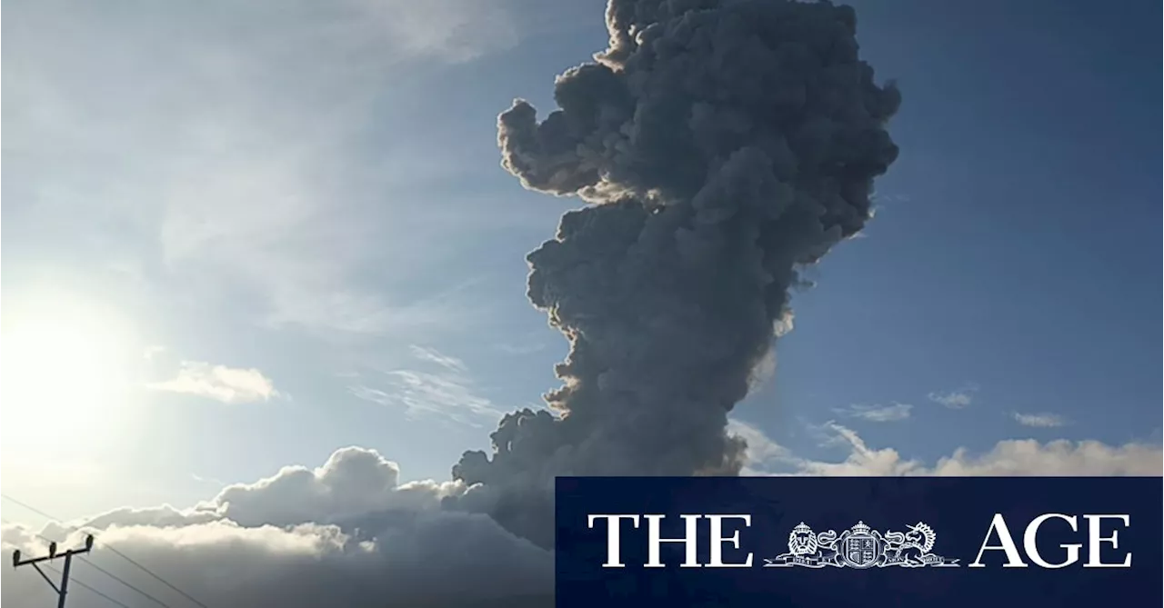 Volcanic eruption grounds Bali flights, leaving travellers stranded