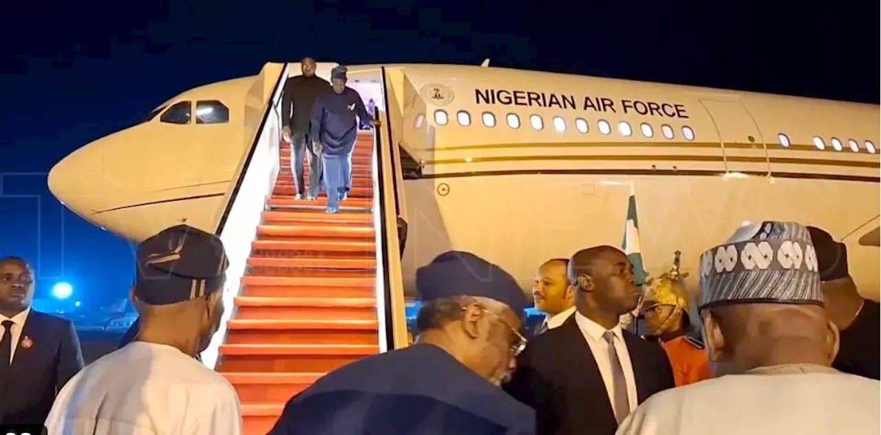 Tinubu returns to Abuja after attending Arab-Islamic summit in Saudi Arabia